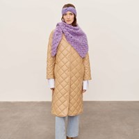 Fashion Mohair Merino Chunky Puntsjaal Haakpakket 010 Lilac-2