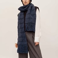 Essentials Super Aran Sjaal Haakpakket 012 Navy Blue