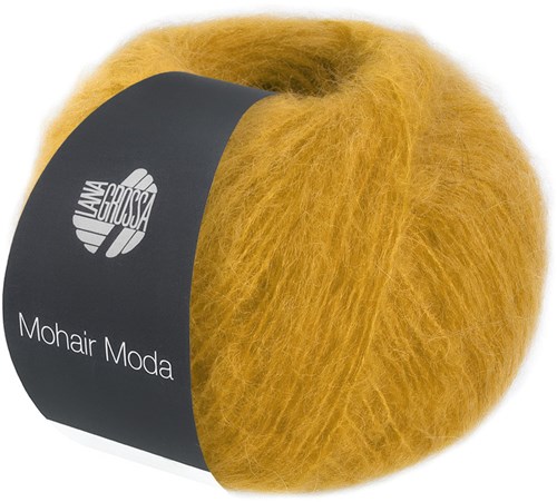 Lana Grossa Mohair Moda 022 Mosterd Geel