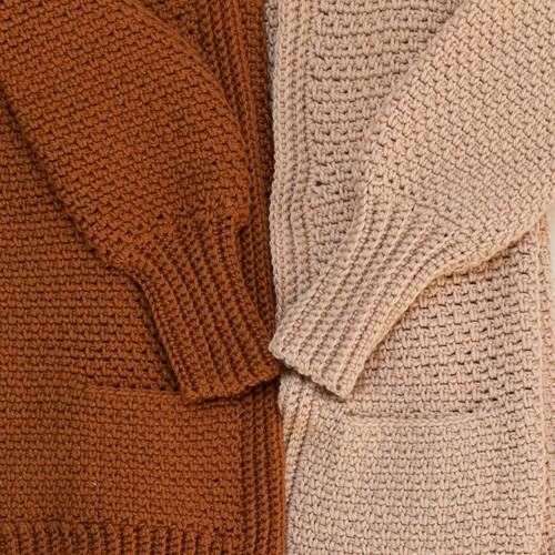 Yarn and Colors Morning Glory Cardigan Haakpakket 2 Satay M-3