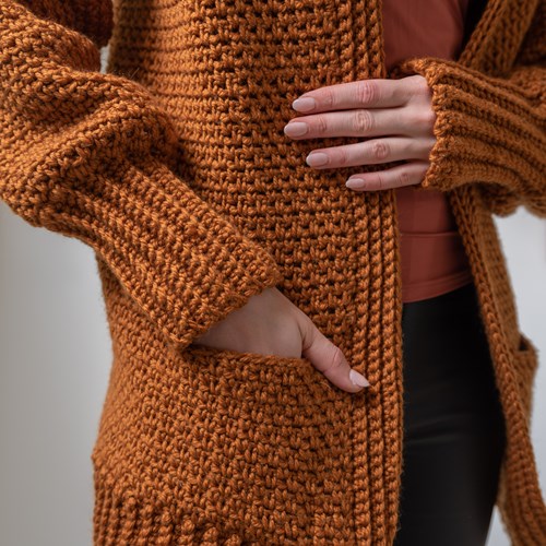 Yarn and Colors Morning Glory Cardigan Haakpakket 1 Limestone S-2