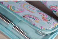Breinaalden Etui Hard Case Rainbow XL