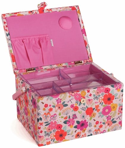 Naaimand Large Floral Garden Pink-3