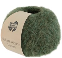 Lana Grossa Natural Alpaca Lungo 008 Donkergroen