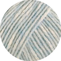 Lana Grossa Bottoni 006 Pastel Turquoise/Gebroken Wit-2