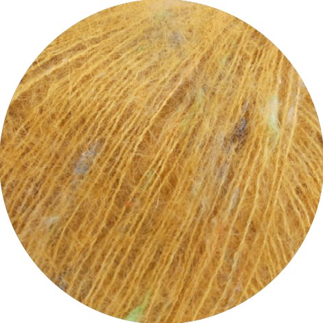 Lana Grossa Natural Superkid Tweed 615 Mosterdgeel-2