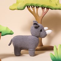 Yarnzoo - Neushoorn Noah Garen en Haakpakket-2