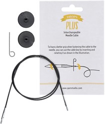 DROPS Plus Kabel 60 cm - 100 cm voor verwisselbare rondbreinaalden