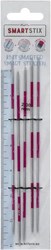 KnitPro Smartstix Sokkennaalden 14 cm (Roze) 2-8 mm