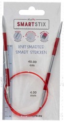 KnitPro Smartstix Rondbreinaalden 40cm (Rood) 2-8 mm