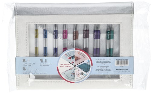 KnitPro Smartstix Verwisselbare Rondbreinaaldenset Deluxe 3,5mm - 8mm