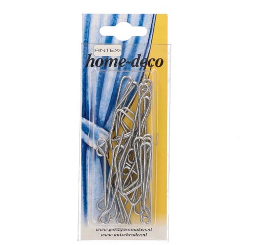 Antex Home Deco Profielhaak Metaal 5 cm 15 stuks