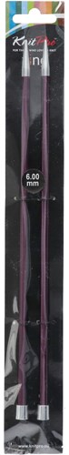 KnitPro Zing Breinaalden 25 cm 6,00mm
