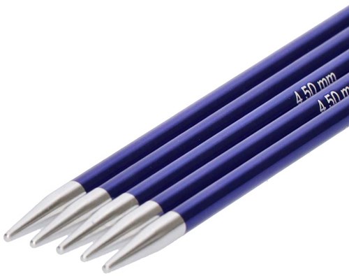 KnitPro Zing Sokkennaalden 15cm 4,50 mm-3