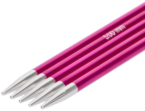 KnitPro Zing Sokkennaalden 15cm 5,00 mm-3