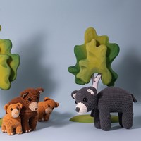 Noord-Amerikaanse Dieren Haken - Yarnzoo