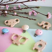 Houten Speenclips Naturel-2
