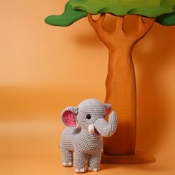Yarnzoo - Olifant Olivier Garen en Haakpakket
