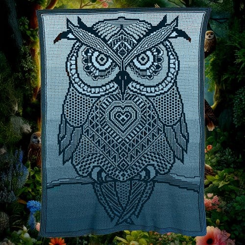 Zen Tangle Ollie The Owl