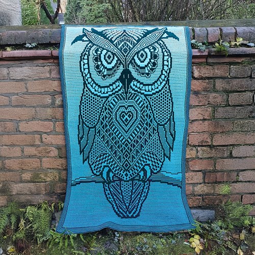 Zen Tangle Ollie the Owl Garen- en Haakpakket Mozaïek