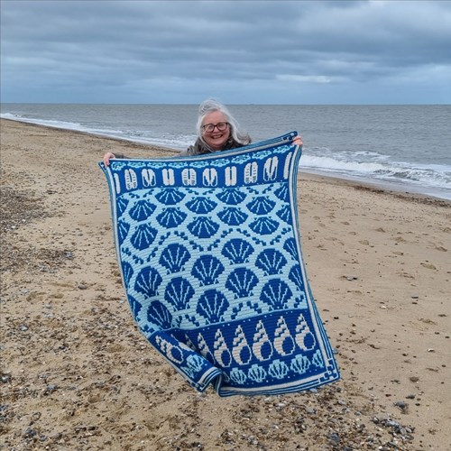On the Seashore Blanket CAL Garenpakket 002 Glandford