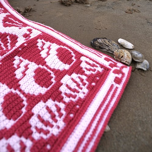 On the Seashore Blanket CAL Garenpakket 002 Glandford-2