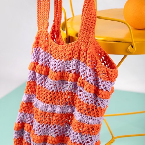 Mixed Up Summerbag Orange/Lila Haakpakket-3