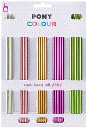 Pony Colour Sokkennaaldenset 20cm 2.50-4.50mm polka dot