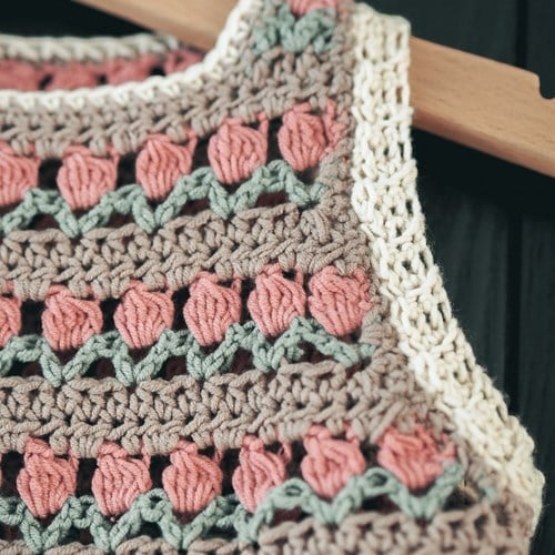 Haakpatroon Tulpenspencertje (Ontwerp & Win)-3