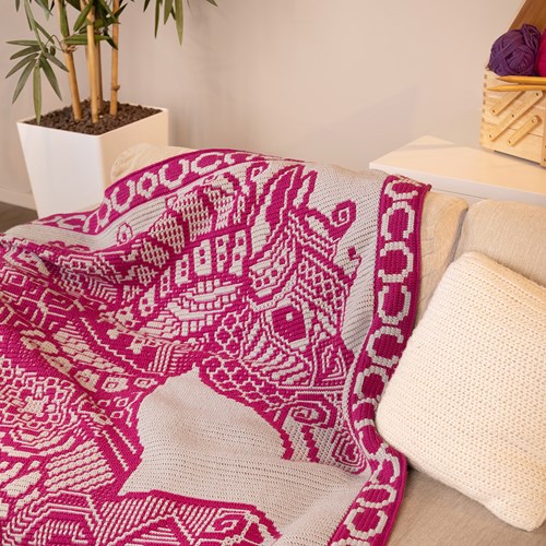 Zen Tangle Horse - AdO Crochet - Garenpakket - Mozaïek-2