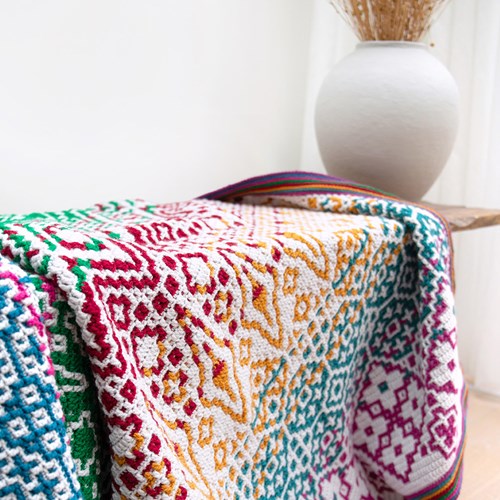 Manic Mirror Blanket Fiesta Garenpakket - Exclusief Patroon-3