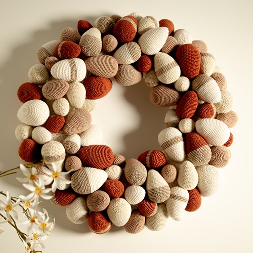 Ei Love Easter Paaskrans Haakpakket Caramel - Inclusief patroon-3