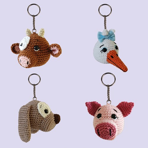 Sleutelhanger Set 1 - Sandra Bekx Haakpakket