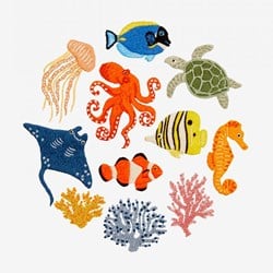 Borduurpatroon Under the Sea