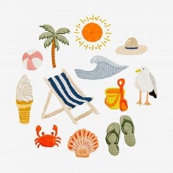 Borduurpatroon Beach Day