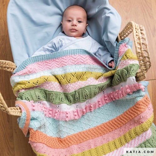 Breipatroon Les petites choses KAL Babydeken