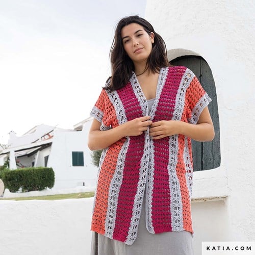 Katia Crochet 121 magazine Fair Cotton