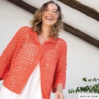 Katia Crochet 121 magazine Fair Cotton