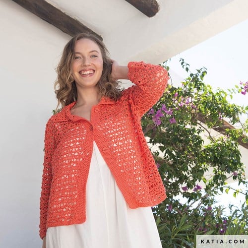 Katia Crochet 121 magazine Fair Cotton