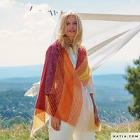 Breipatroon Mohair Shades Omslagdoek-2