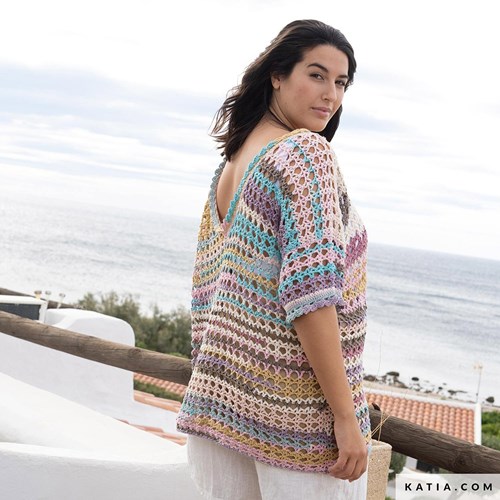 Katia Crochet 121 magazine Fair cotton diverso