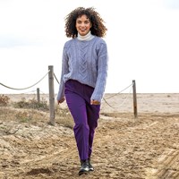 Katia trui lila herfst winter wolplein