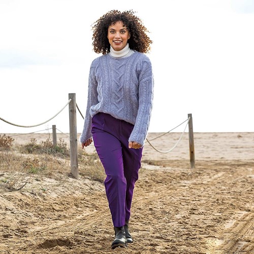 Katia trui lila herfst winter wolplein
