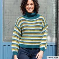 Breipatroon Katia Merino Aran Strepentrui