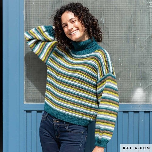 Breipatroon Katia Merino Aran Strepentrui-2