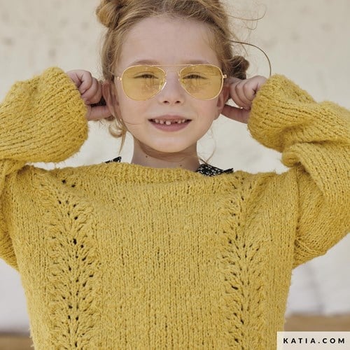 Pluma Kindertrui Breipakket 152 Ocher