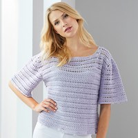 Peach Cotton Top Haakpakket 1 L Lilac-2