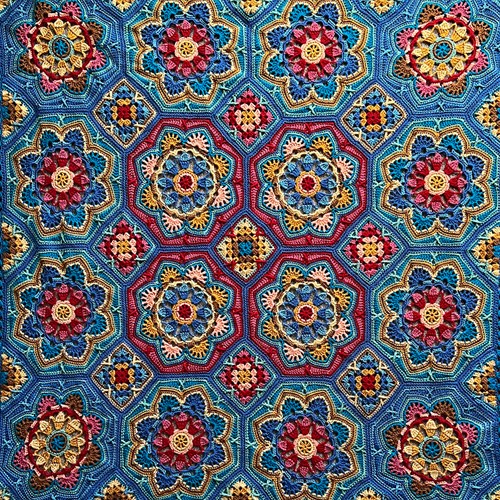 Persian Tiles Janie Crow Marrakesh Deken Haakpakket-2