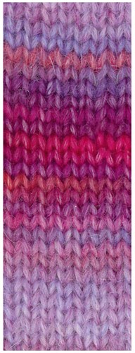 Lana Grossa Picasso 008 Lila/Violetblauw/Heather/Fuchsia/Roze/Aardbei/Roze-2