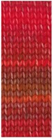 Lana Grossa Picasso 012 Wijn/Kers/Vuurrood/Bruin Rood/Noga-2